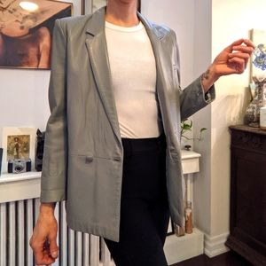 Vintage pleather blazer